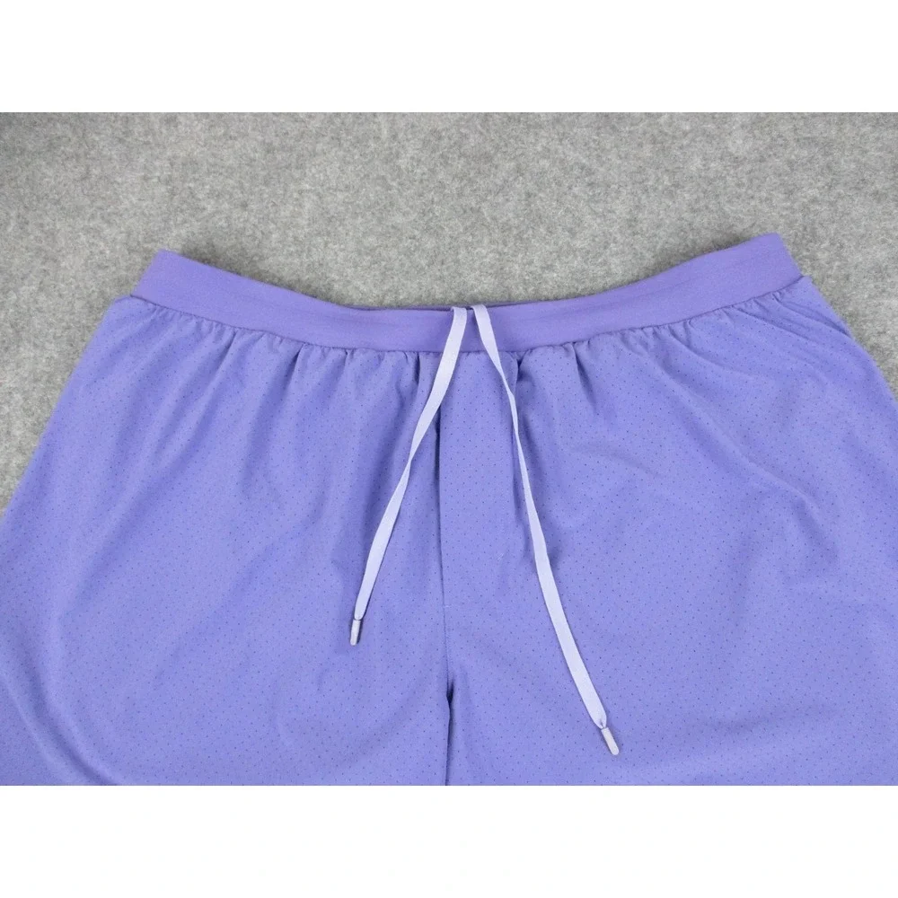 Lululemon Shorts Mens 2XL XXL Purple Fast Free Liner Running Pockets Reflective